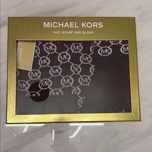 Michael Kors Burgundy Logo Set